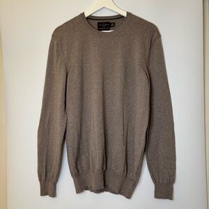 Black Brown 1826 Taupe Crewneck Sweater